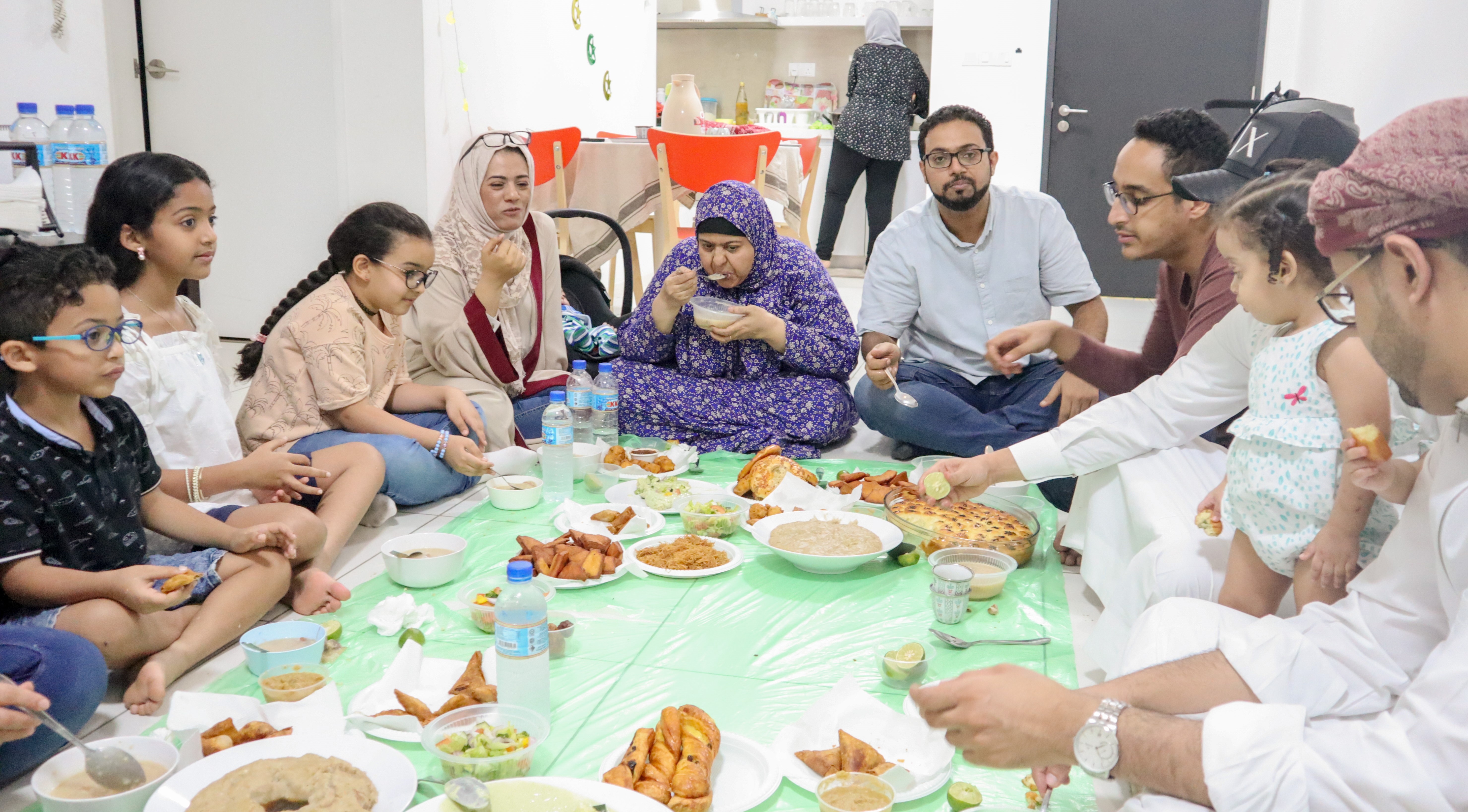 Yemeni teacher Hadeel and friends