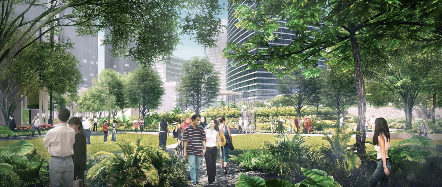 TRX Public Realm Artist Impression