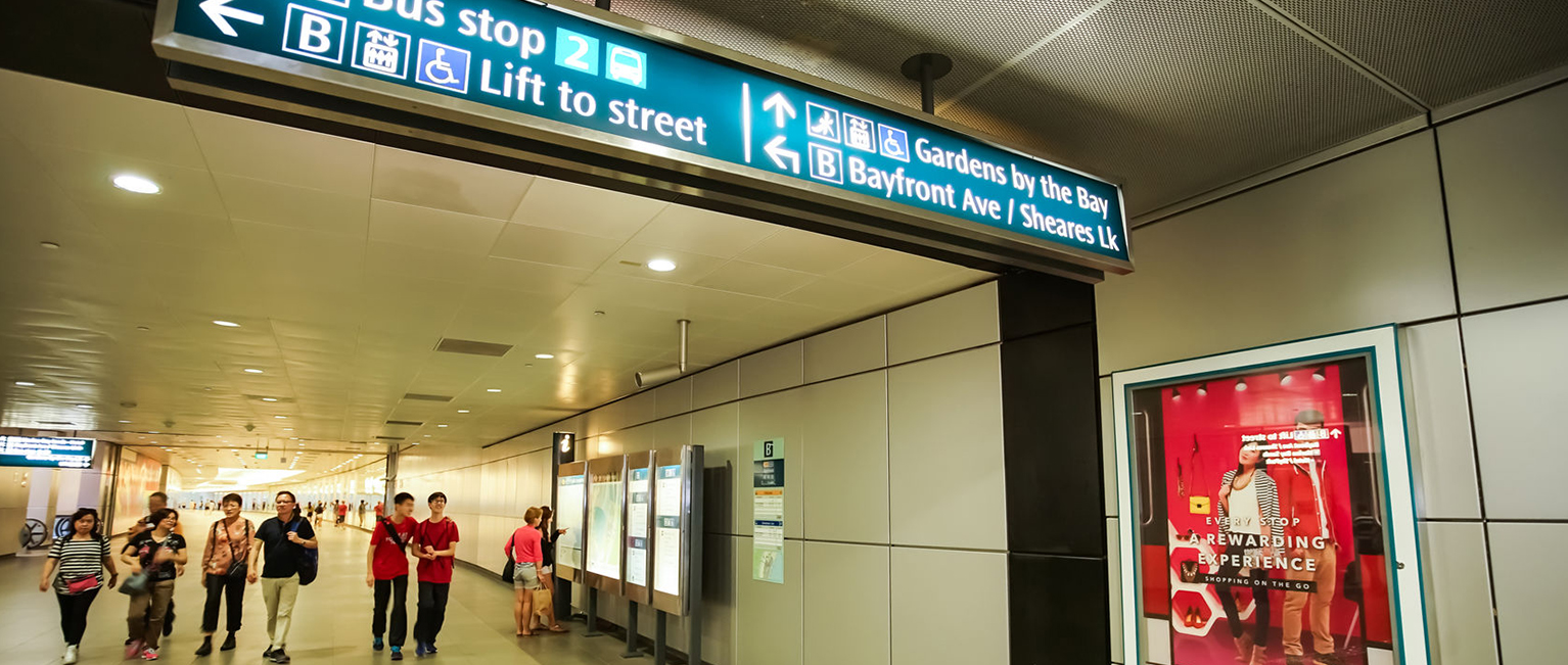 Marina Bay MRT station, Singapore