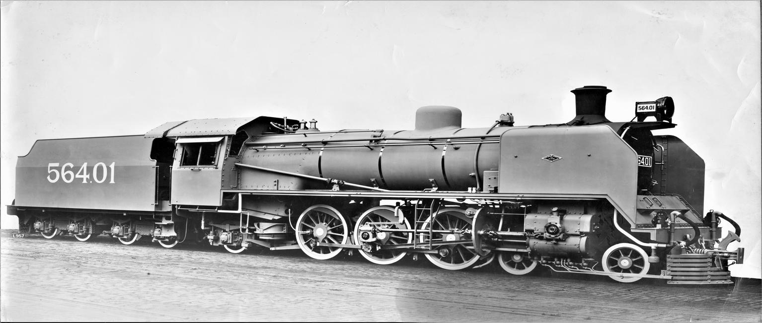 FMSR Steam Locomotive Train in 1946
