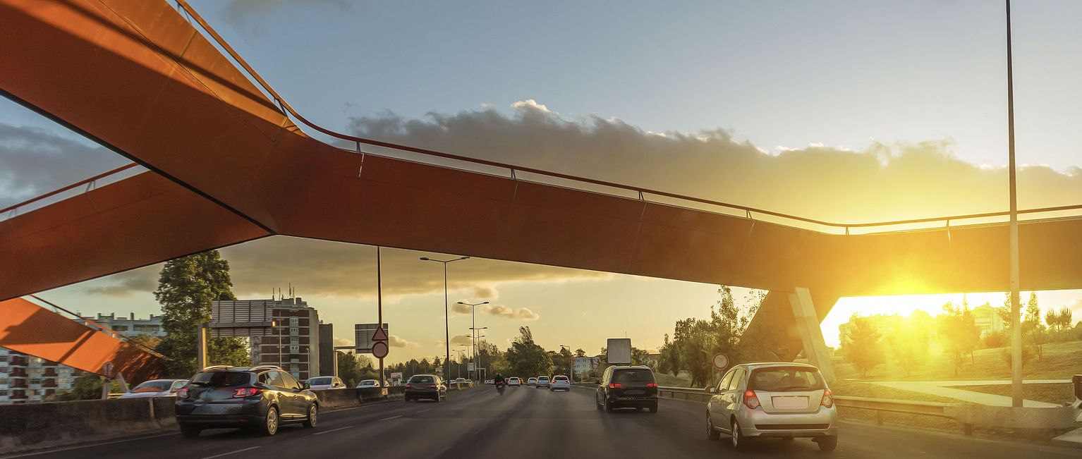 Ponte Segunda Circular in Lisbon, Portugal 