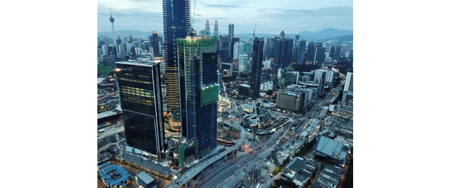 IJM is undertaking several projects in Tun Razak Exchange including the new HQs for HSBC Bank Malaysia (left), and Affin Bank Bhd (right)