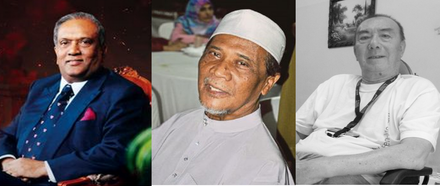 From left; Tan Sri Ramon Navaratnam, Bahrin Md Atan, Raymond Tan