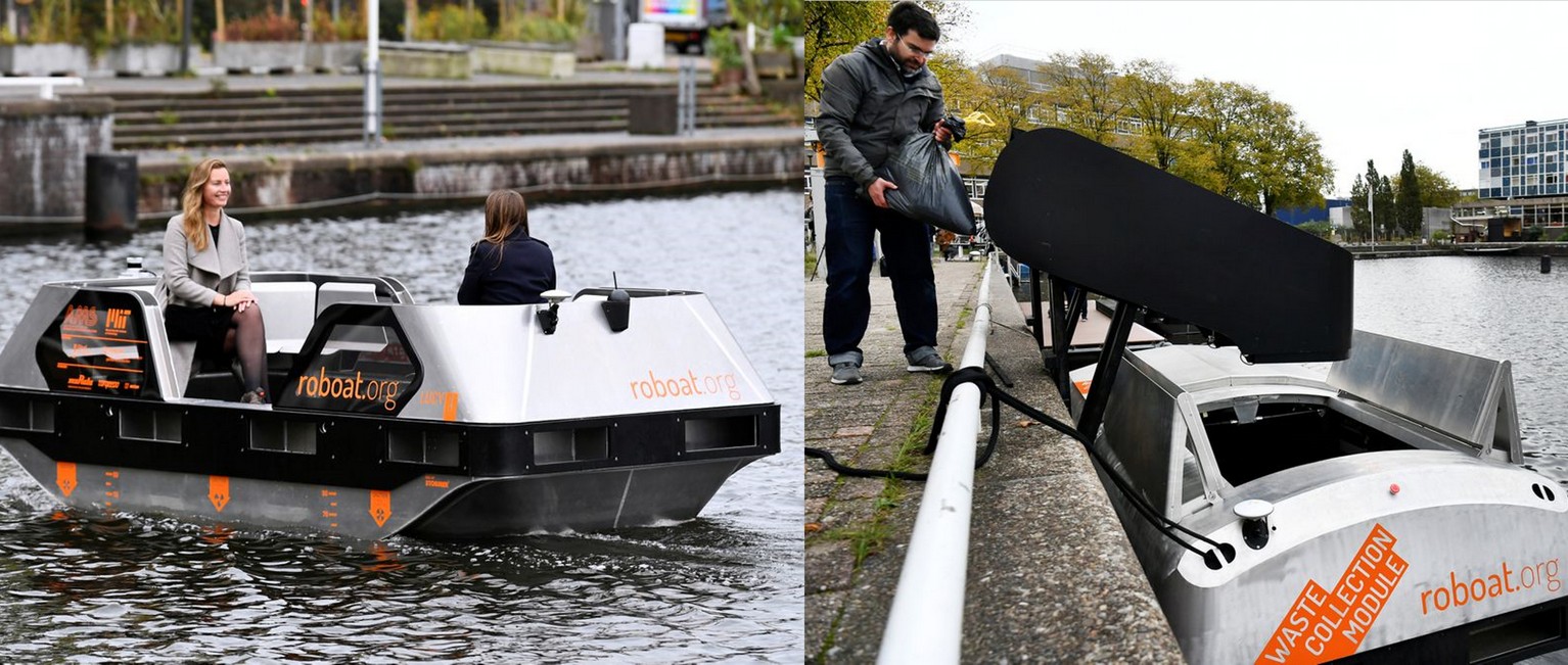 Smart solution, Roboat in Amsterdam