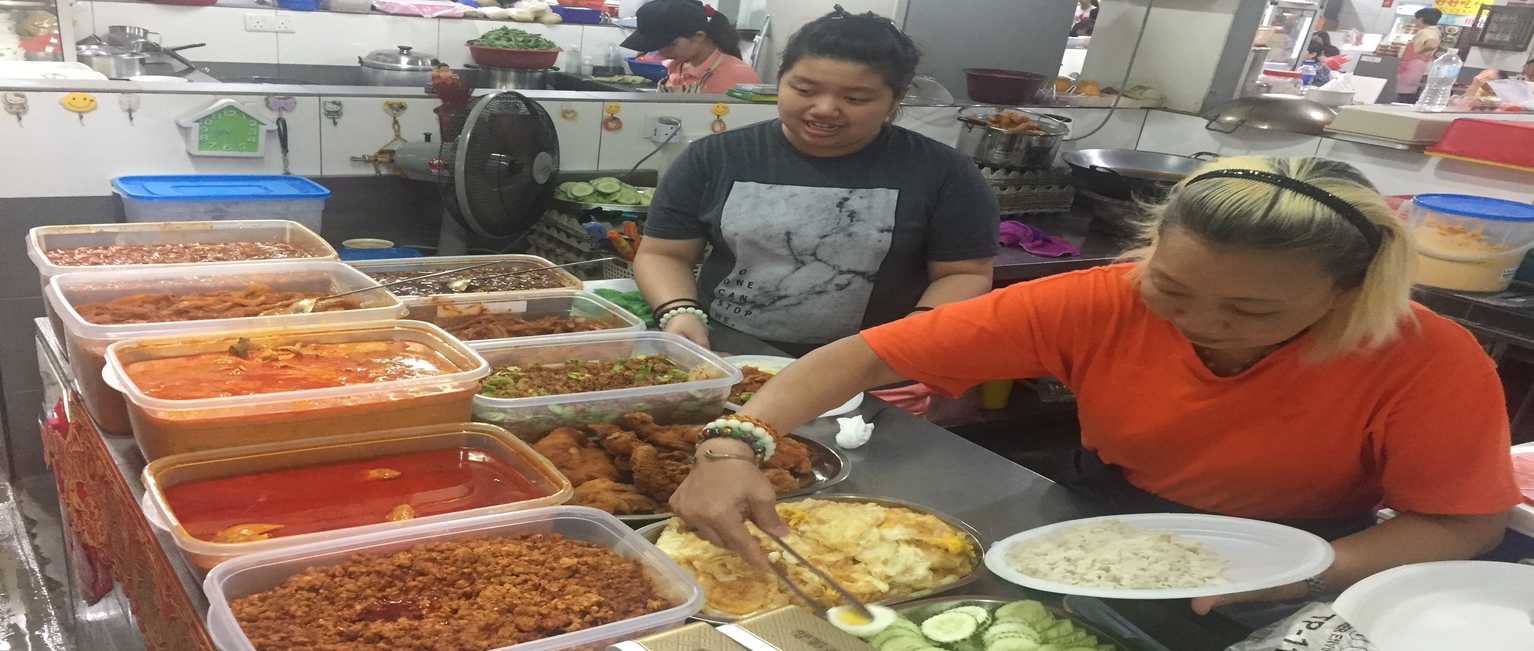 Ann Nasi Lemak -  Ann Kweh, founder and chef, assisted by her daughter, Yuki