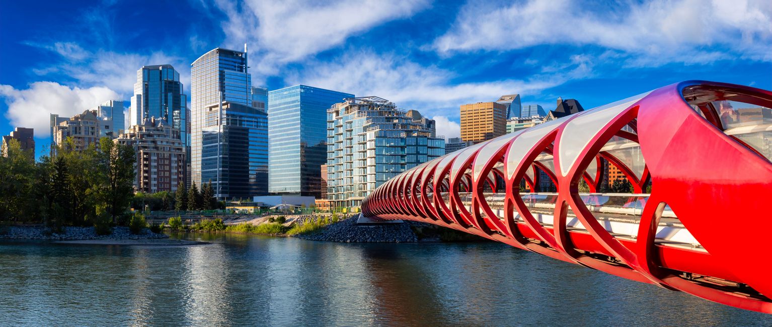 Peace Bridge in Calgary, Canada