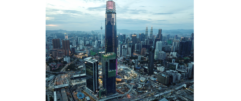 The new office towers will expand the Kuala Lumpur city skyline.