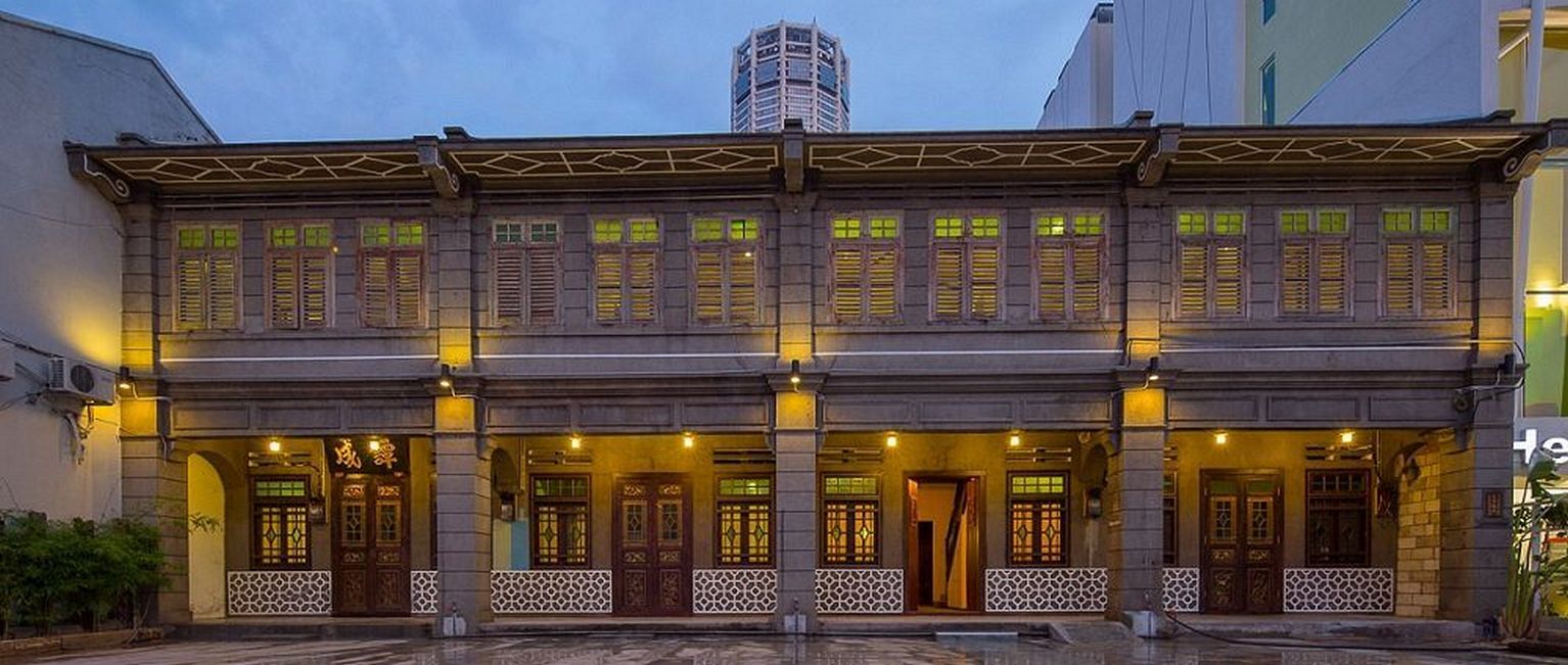 Shophouses in Georgetown, Pulai Pinang renovated and became a hotel