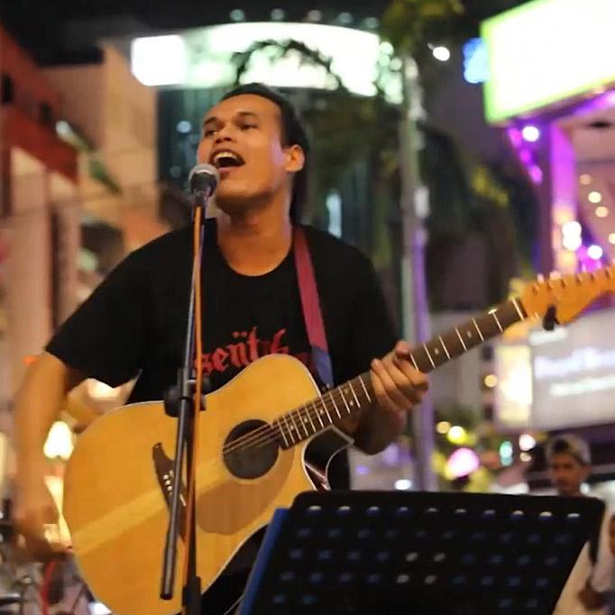 busking