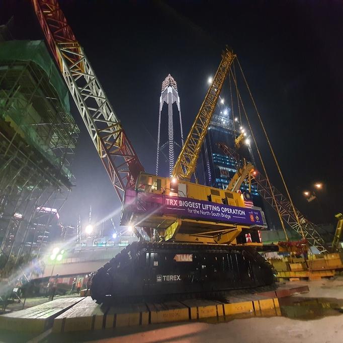 Working With A Giant Crane